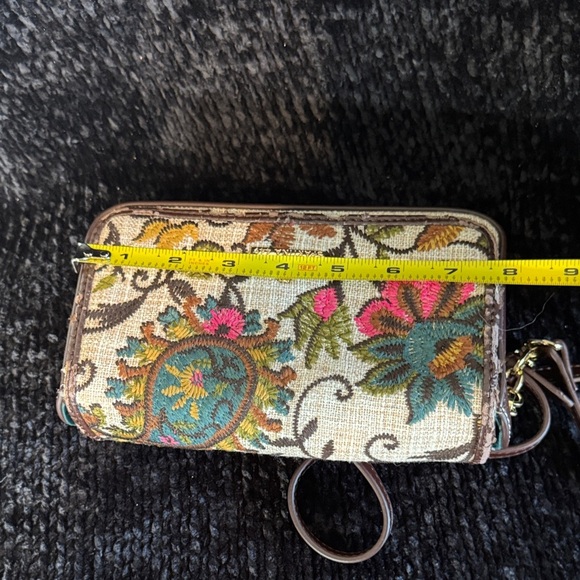 Spartina 449 Floral Embroidered Clutch - Picture 9 of 10